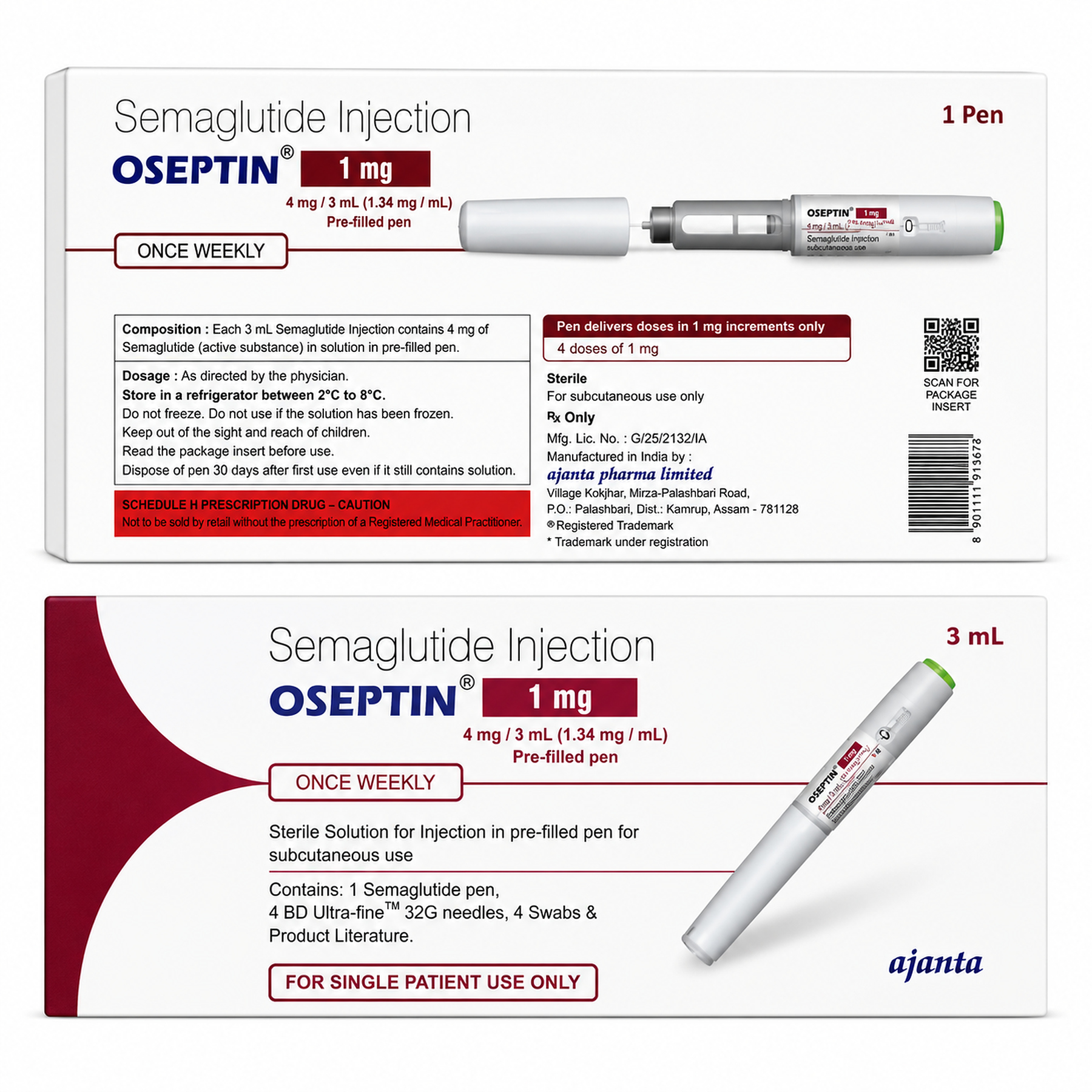 Semaglutide pen 1 mg: what it is